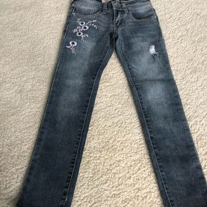 Girl Skinny Guess Blue Jeans
